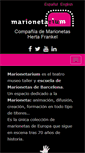 Mobile Screenshot of marionetarium.com